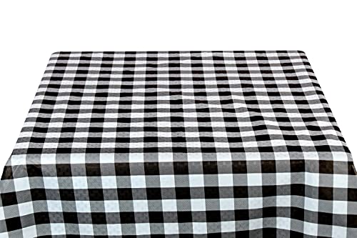 Image of The Furnishing Tree Waterproof Square Shaped Center Table Cover Size 40x40 inches with White Border Lace
