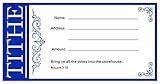 Value Offering Envelope-Tithe - Blue - (Package of 100)