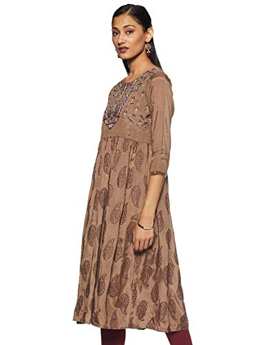 Image of Kashish by Shoppers Stop Women's cotton straight Kurta
