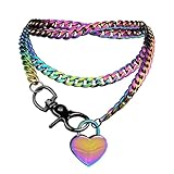 【Toute occasion】 Avec son design chic et ses couleurs classiques, ce collier pendentif punk s'adapte à la plupart de vos tenues, pas seulement un accessoire de mode, mais ajoute également une touche de plaisir à votre vie, s'associe parfaitement à diverses tenues pour les vêtements de tous les jours ou les occasions spéciales.