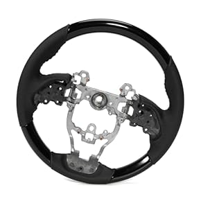 大特価 自動車用 ハンドル ハート型 ステアリングホイール カーボン調 ブラック add_4_1647676809.jpg