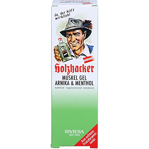 Holzhacker | FRANZBRANNTWEINGEL | Zur Unterstützung der Hautdurchblutung | 75 ml | RIVIERA | Österreichisches Qualitätsprodukt – Ansicht 1