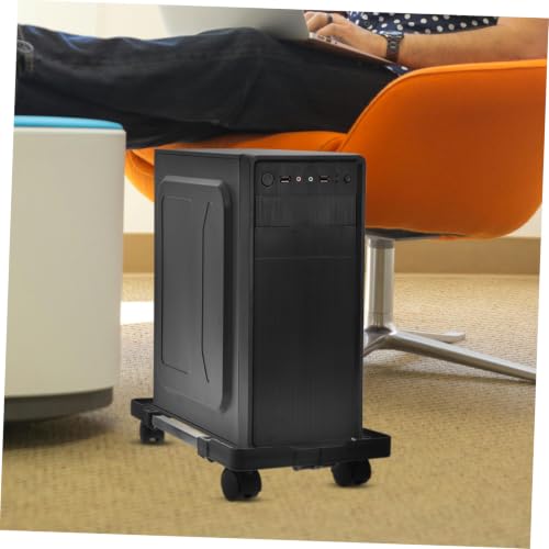 Soporte móvil para CPU de torre de escritorio, con ruedas, resistente, para oficina en casa miniatura 7