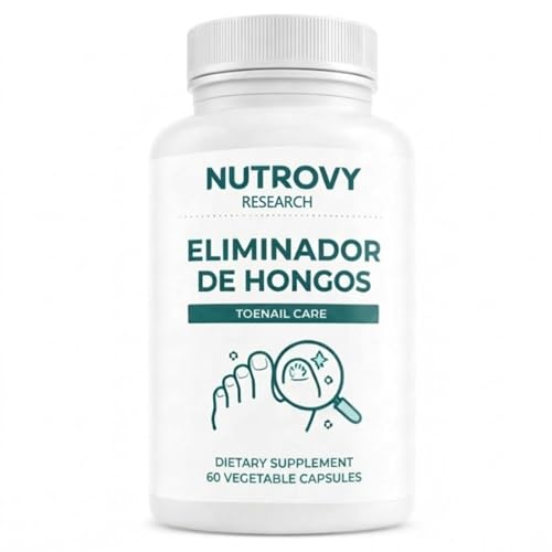 vitalleap Nutrovy Eliminador De Hongos-Non-GMO Ingredients Free from Gluten and Soy. Vegan-Friendly 60 Capsules.