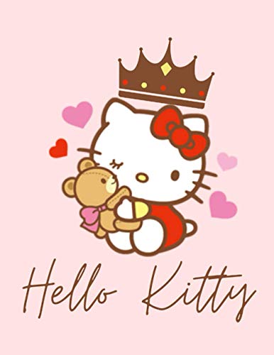 Hello Kitty: Hello Kitty Notebook Large Size 8.5in x 11in x 110 pages