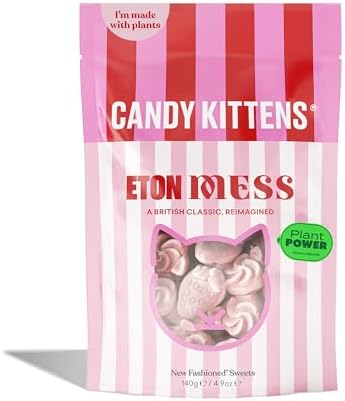 Candy Kittens Eton Mess Vegan Sweets, 140g, Pack of 1