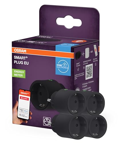 OSRAM SMART+ ZIGBEE EU-Steckdose Schwarz – Ansicht 1