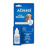 Adams Ear Mite Treatment For Dogs and Cats Over 12 Weeks, Kills Ear Mites On Contact, Relief For Dogs and Cats Suffering From Ear Mites, Soothing Aloe and Lanolin Formula .5 Fl Oz