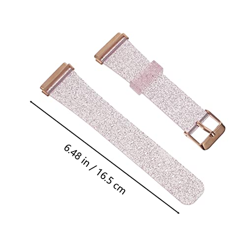 Bracelet de montre silicone bling compatible et ajustable, accessoire de remplacement chic - 6