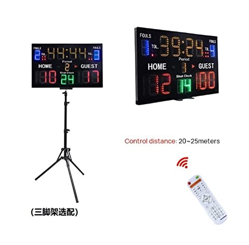 Marcador digital multifuncional para baloncesto interior miniatura 4