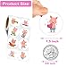 Hohamn 600 Pcs Pink Pig Stickers for Kids 1.5 Inch 16 Styles 2 Roll Cute Funny Pink Pig Stickers Roll for Kids Birthday Party School Reward Giveaways Waterbottle Scrapbook Decor