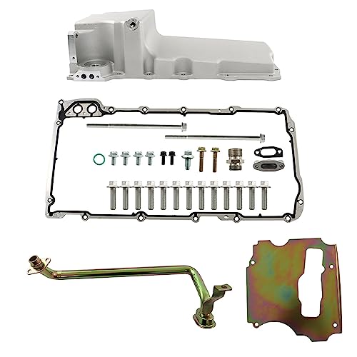 marddpair Aluminum LS Oil Pan Kit 302-1 Replacement for 1955-1987 Classic Car and Muscle Car and Trucks LS1 LS2 LS3 LS6 LSX Engines