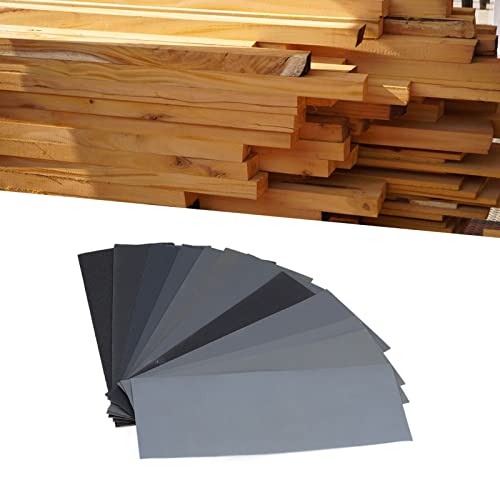 Kit de Lixa Seca e úmida de de Areia 120 a 3000 Grão à Prova D'água para Polimento, Lixamento, Uso