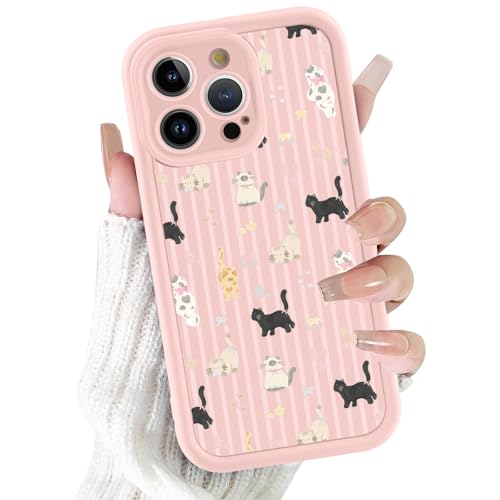 Coque chat rose iPhone 15 Pro Max pour un style tendance en terrasse