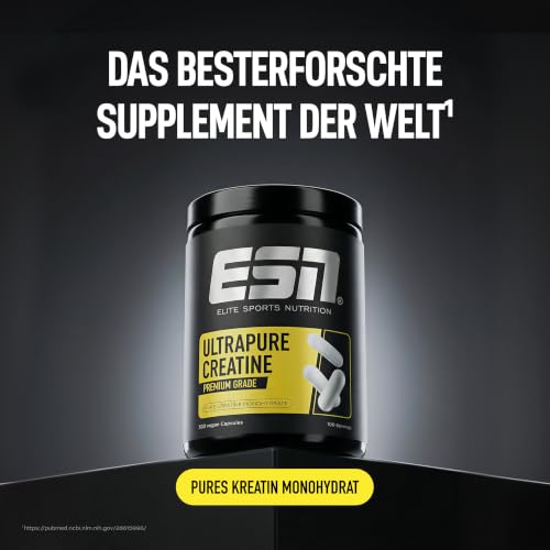 ESN Ultrapure Creatine Monohydrate - 300 Kapseln – Ansicht 2