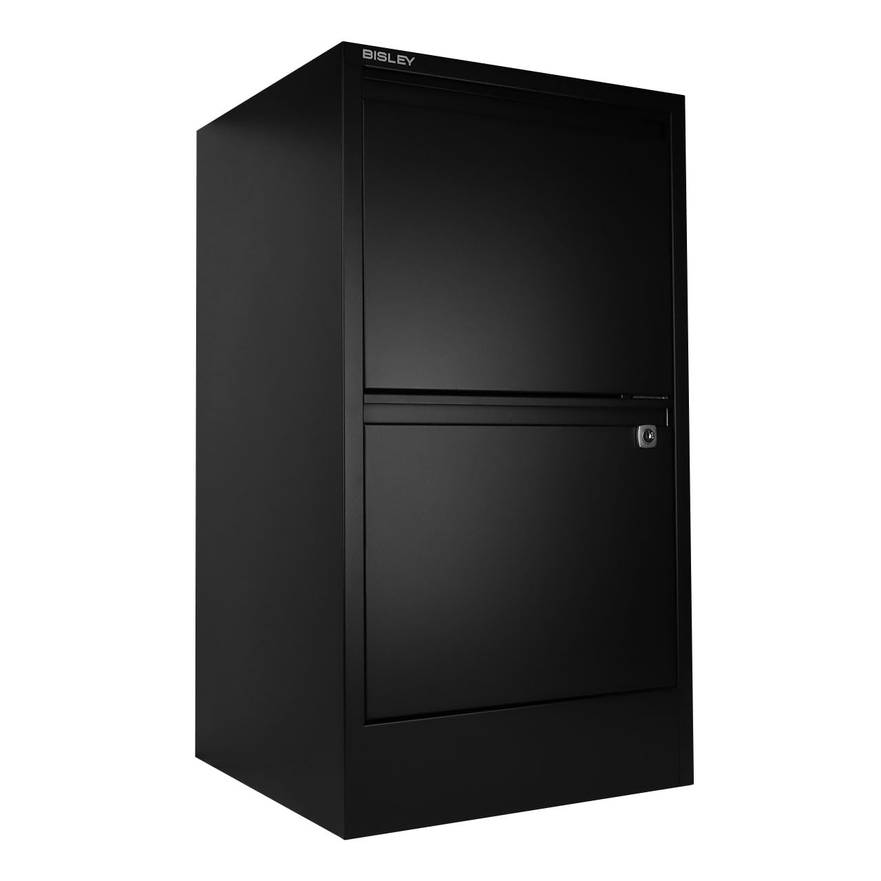 オフィス家具 bisley cabinet black Bisley 15 D Vertical 8 Drawer Under Desk File Cabinet Black