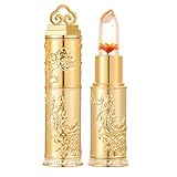 Miaritick Color Changing Lipstick Flower Lipstick, Color Changing Jelly Lipstick, Exquisite Shape Idea Festival Present(Orange Flower)