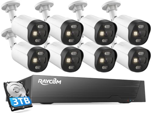Rraycom 8CH 4K PoE Camera System