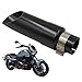 Exhaust Muffler Drag Pipe Compatible with 2014-2018 Honda CTX700, Straight Through Stainless Steel Muffler Resonator - Black