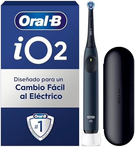 Oral-B iO 2 Cepillo de Dientes Eléctrico Azul Mar, 1 Cabezal, 1 E...