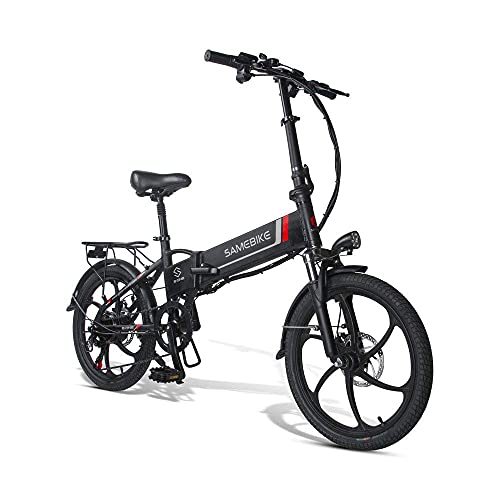 SAMEBIKE 20LVXD30 E Bike klapprad 20 Zoll E Bike Elektrofahrrad 48V 10.4Ah Abnehmbarer Akku 7-Gang-Shifter City-Elektrofahrrad E Bike Herren Damen – Bild 3