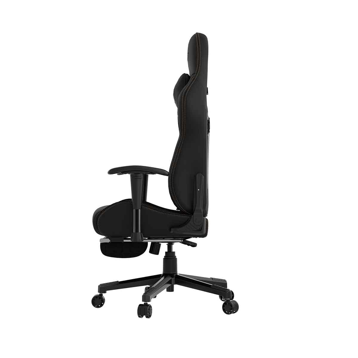 Anda Seat Jungle 2 Pro Escritorio ergonómica de Piel con Cuello y Respaldo Lumbar, Asiento, sillas de Juego para Adultos y Adolescentes, Medium, Negro