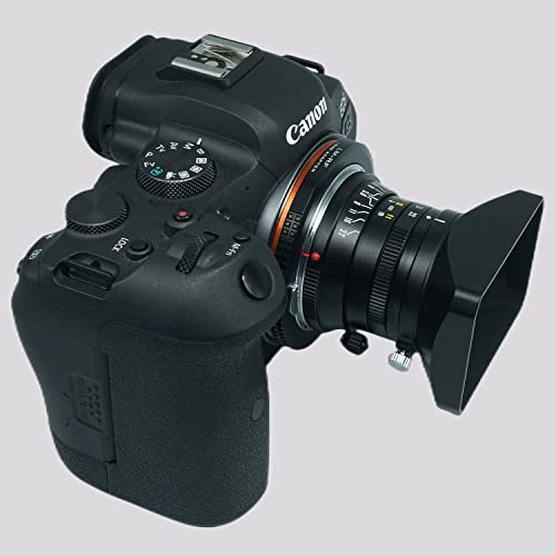 PHOLSY Lens Mount Adapter for Leica M LM, Zeiss ZM, Voigtlander VM Mount Lens, Compatible with Leica M to Canon EOS RF Camera EOS R8, R50, R6 Mark II, R7, R10, R3, R5, EOS R5C, EOS R6, EOS R, EOS RP - Image 2