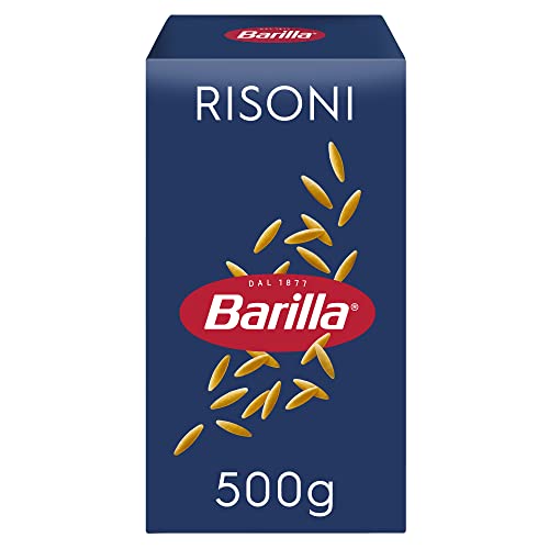 Barilla Pasta Risoni n.26 aus hochwertigem Hartweizen immer al dente, (1 x 500 g)