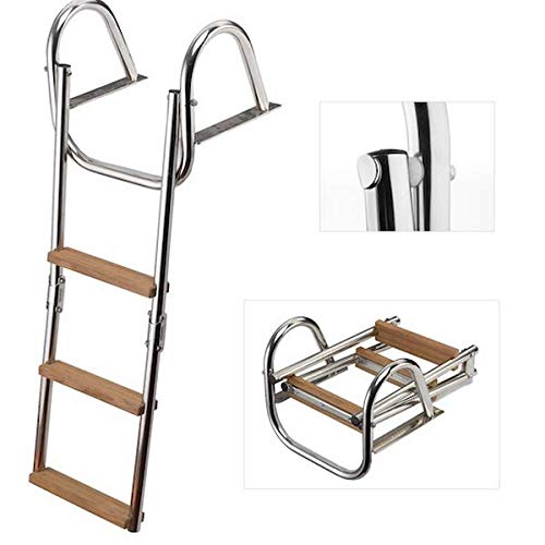 Trem-Scaletta Pieghevole con Corrimano e Gradini in Legno Modello: A N Gradini: 1+2=3 L mm: 850 W mm: 360 Peso: 3400 gr. Larghezza Scala: 280 mm