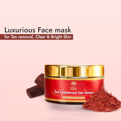 Image of Kumkumadi Face Serum 30 ML & Red Sandalwood Face Mask 50 Gram Fase Combo | Ayurvedic Night Serum with Saffron, Manjistha & Sandalwood + Natural Clay Face Pack for Glowing & Clear-Looking Skin
