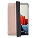 Price comparison product image Hama 188458 "Fold Clear" Case for Samsung Galaxy Tab S7 11 inch and S-Pen (Flip Tablet Case) with Stand Function Transparent Back Magnetic Cover with Auto Wake/Sleep | Rose Gold