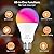 Smart LED Light Bulb 150W Equivalent, 1500 Lumens 15W Alexa Light Bulb, E26 A19 Ultra Bright Color Changing Light Bulb, 2.4 GHz WiFi Dimmable Light Bulb Compatible with Alexa, Google (No Hub Required)
