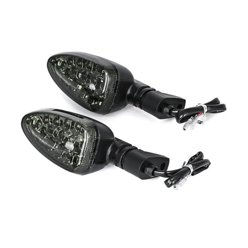 Clignotants moto et feu stop fumé pour BMW K1200S et F800GS haute visibilité