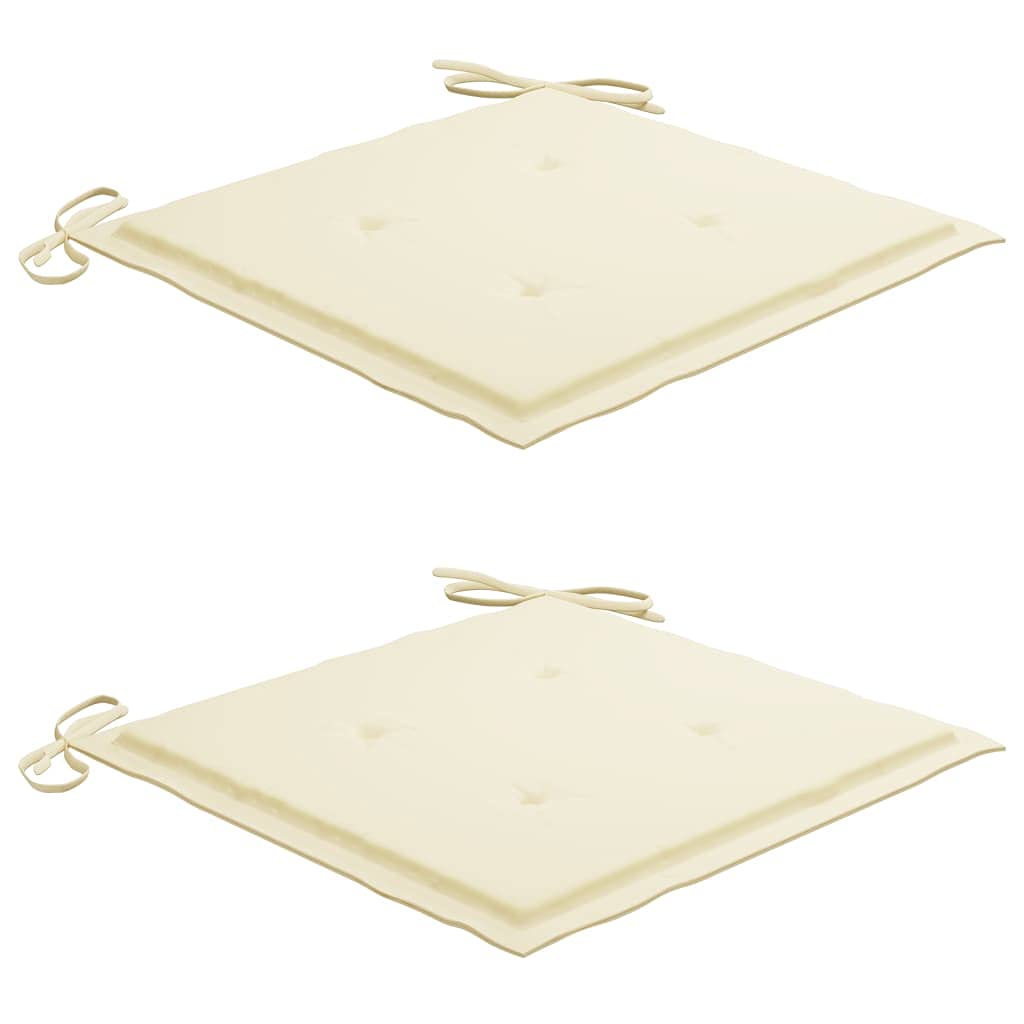 3061490 Sedie da Giardino 2 pz con Cuscini in Legno Acacia e Acciaio Testata in Legno,Testata Letto Matrimoniale Muebles Dormitorio Spalliera Letto Testiere per Letto Matrimoniale