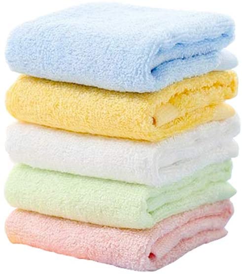 Toallitas de bebé 100% de bambú orgánico Toallitas de baño Reutilizables Toallitas de cara Anti-Bacterial Suave Juego de toallas