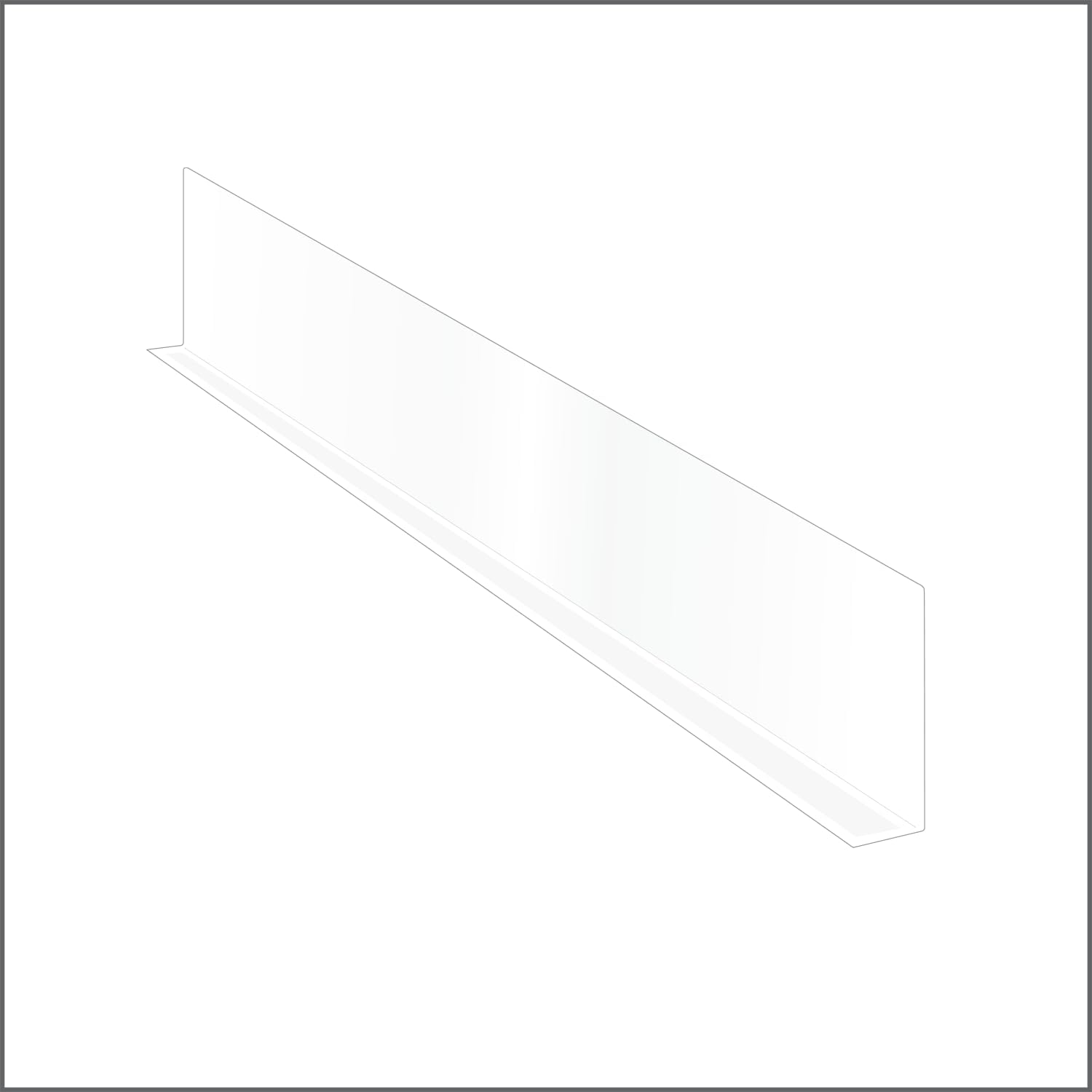 Clip Strip 3" x 17-9/16" Shelf Divider, SD-3018, Pack of 50 Corp