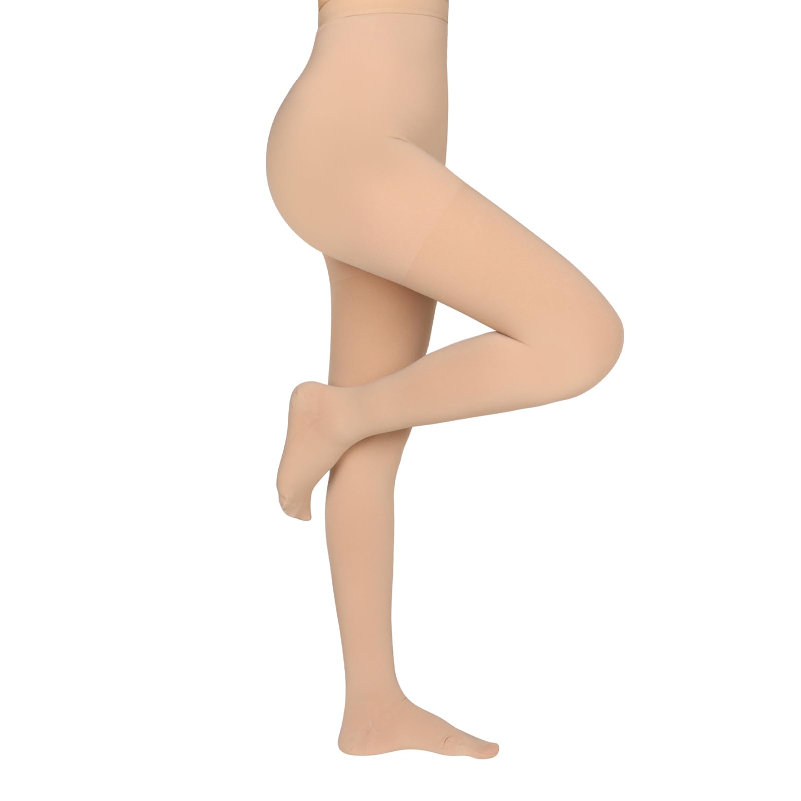 JYUOZI Compression Pantyhose Stockings for Women Men, 20-30 mmHg Closed Toe