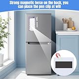 3 Pack Magnetic Shopping List Pad for Fridge, With Pen and Loop 150 Sheets Total, Magnetic Notepad for Fridge, Cute Fruit Design for Refrigerator Filing Cabinet Office Locker Grocery Notepad 8.2x3.5in - Image 4