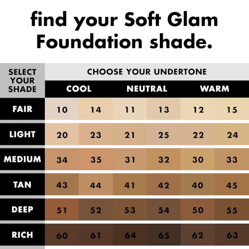 Image of e.l.f. Soft Glam Foundation, Medium Coverage, Long-Lasting & Buildable Foundation For A Smooth, Satin Finish, Vegan & Cruelty-Free, 11 Fair Neutral