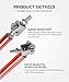 UNLRAE 2PCS Splitter Strut Rods,Car Accessories 8