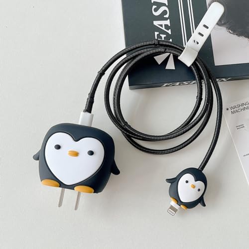 Protector de cable iPhone 20W anticaída funda de cargador USB-C silicona 3D 6
