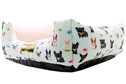 Cama Impermeável Para Cachorro Luppet Pequeno porte até 5kg Rosa Cachorro M