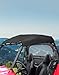KEMIMOTO Black Soft Top Compatible with RZR 570 / Trail 570 /RZR 800– 1680D Oxford Fabric Roof for Outdoor Use, Compatible with 2-Seater Models.