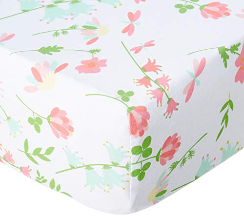 My Baby Sam Crib Sheet, Spring Floral