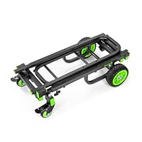 Gravity CART M 01 B - Multifunktionswagen (Mittel), Plattformwagen mit Traglast bis 150 kg, klappbar, schwarz