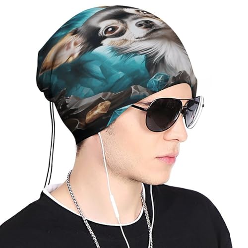 Balaclava Gem Cave Chihuahua para Hombres y Mujeres, Mascarilla Facial Transpirable y Refrescante con Protección Solar UPF 50+ UV, Bandana para Ciclismo, Correr, Senderismo, Motocicleta, Esquí, Pesca miniatura 6