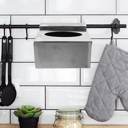 Boîte à moufles en acier inoxydable compacte distributeur mural Yardwe - 7