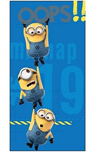 Telo Mare MINIONS OOPS Asciugamano 140x70cm