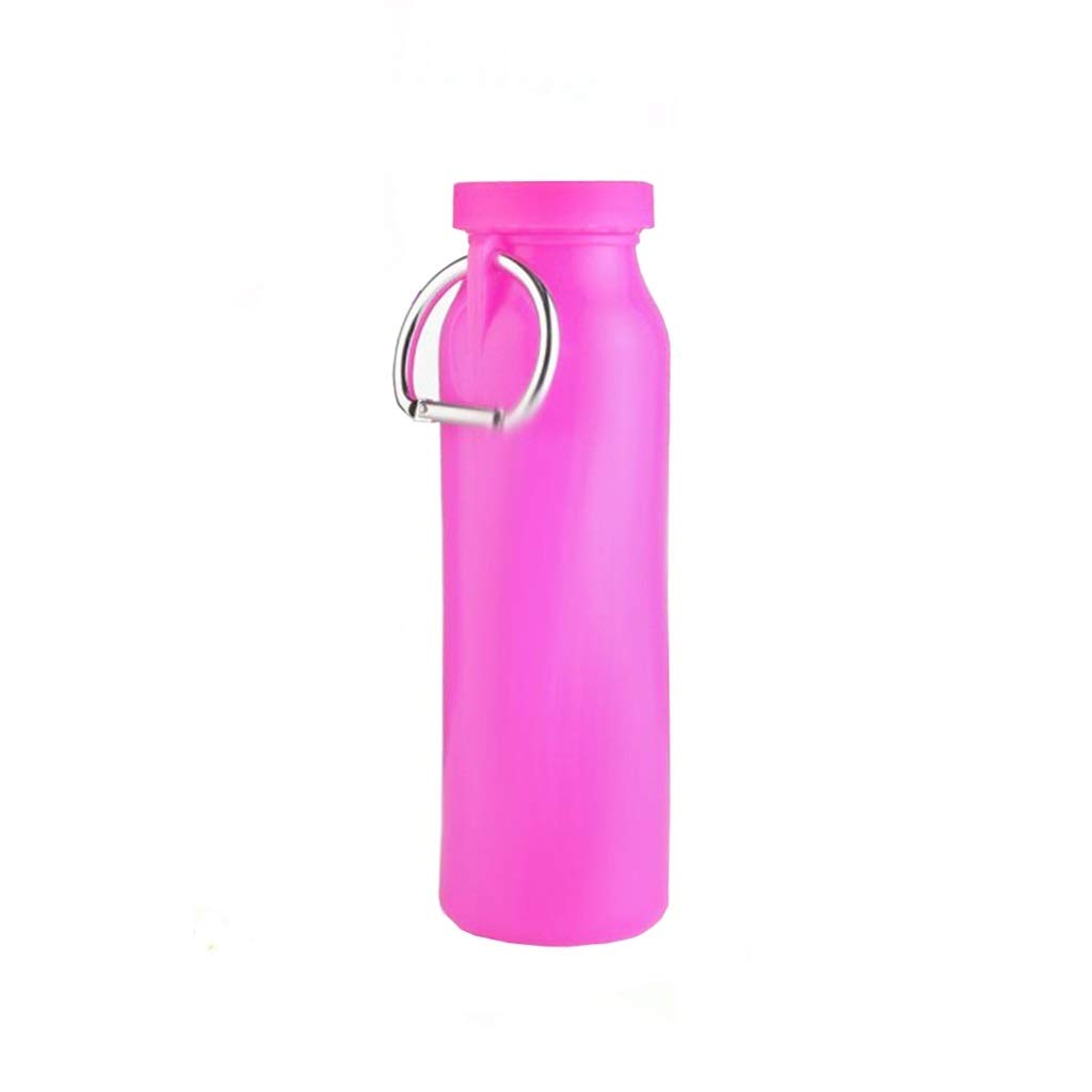 Faltbare Wasserflasche, Kieselgel Hohe Kapazität 650ml Hohe Temperaturbeständigkeit Klettern Im Freien Wasserspeicher (5 Farben)