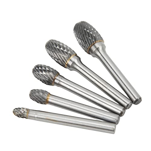 Set de 5 Fresas de Carburo Doble Corte de 6mm miniatura 7